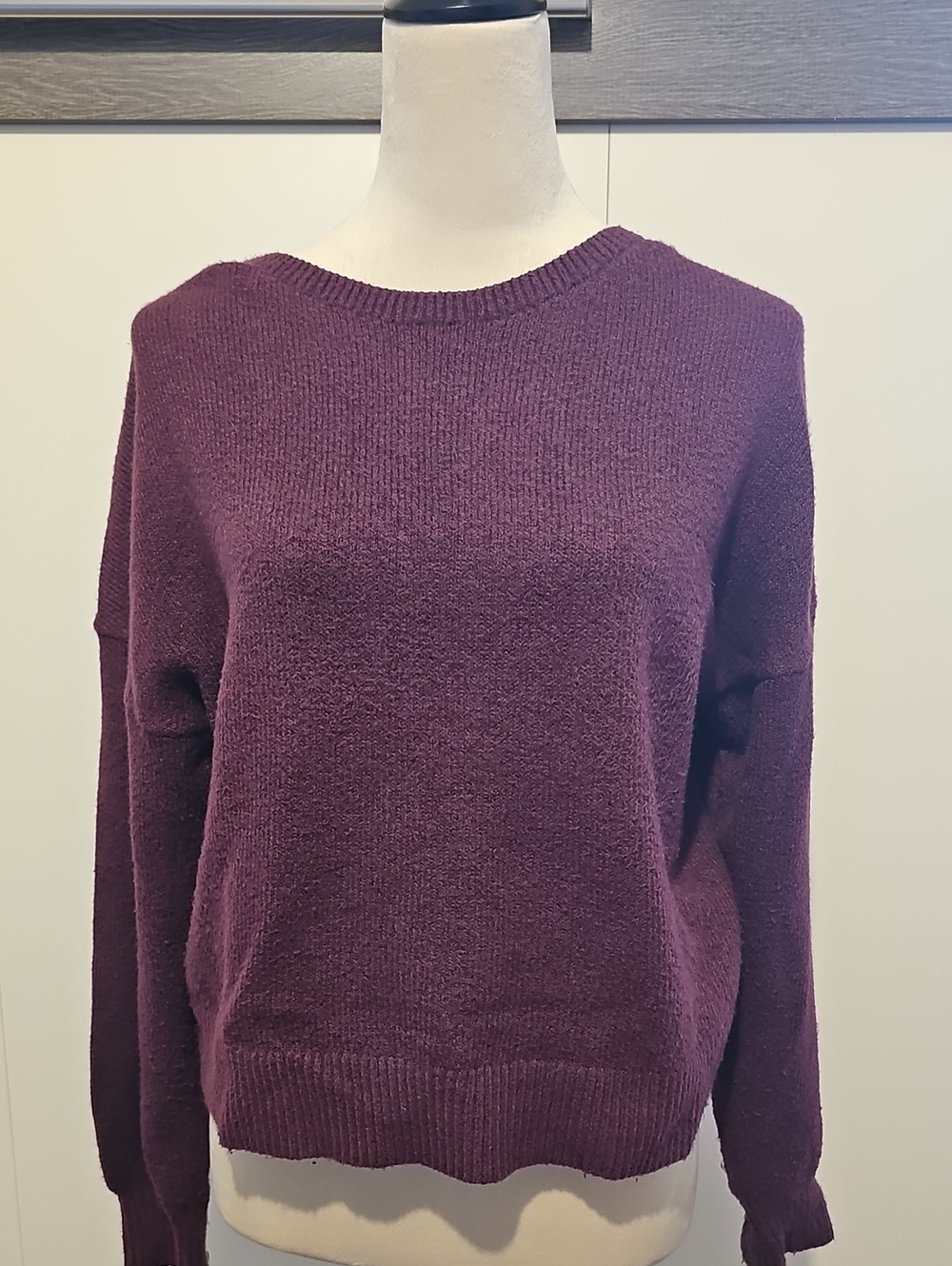 Old Navy Women's Crewneck Sweater in Plum